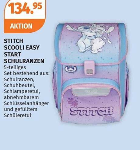 STITCH SCOOL EASY START SCHULRANZEN