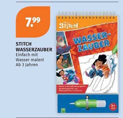 STITCH WASSERZAUBER Einfach mit Wasser malen! Ab 3 Jahren