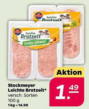 Stockmeyer Leichte Brotzeit* versch. Sorten 100 g