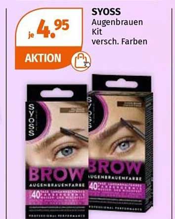 SYOSS Augenbrauen Kit versch. Farben