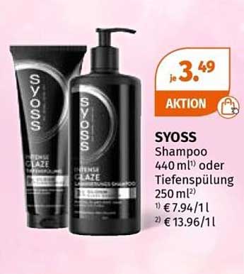SYOSS Shampoo 440 ml oder Tiefenspülung 250 ml