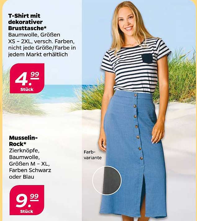 T-Shirt mit dekorativer Brusttasche*