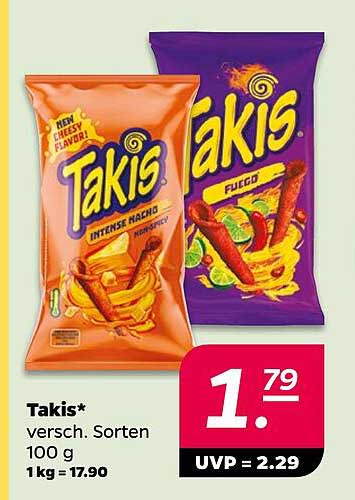 Takis* versch. Sorten 100 g