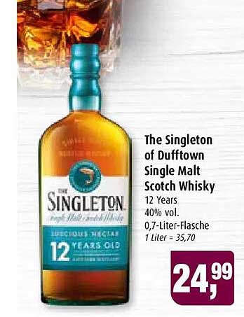 The Singleton of Dufftown Single Malt Scotch Whisky