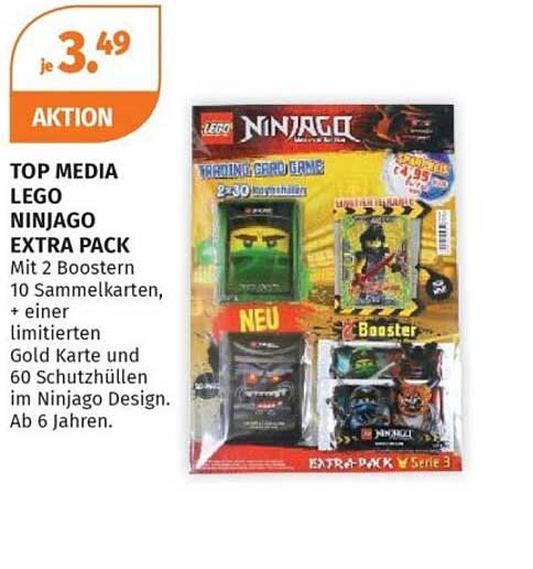 TOP MEDIA LEGO NINJAGO EXTRA PACK