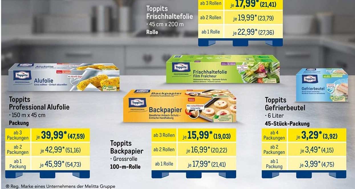 Toppits Frischhaltefolie