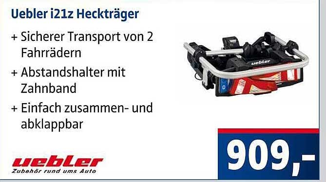 Uebler i21z Heckträger