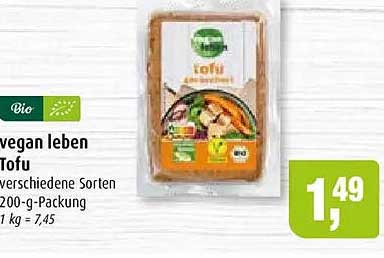 Veganes Leben Tofu verschiedene Sorten 200-g-Packung