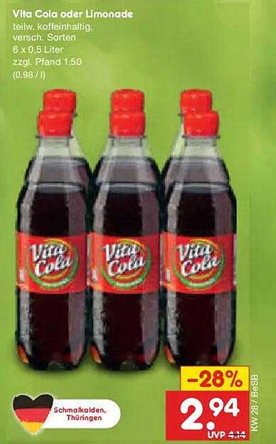Vita Cola oder Limonade