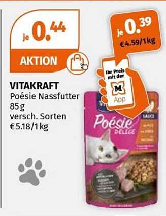VITAKRAFT Poésie Nassfutter 85g versch. Sorten