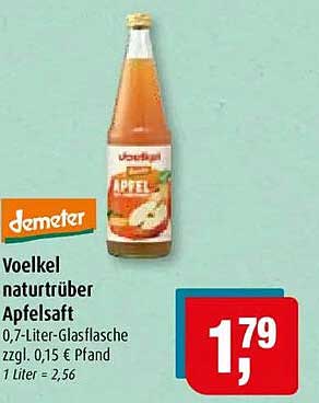 Voelkel naturtrüber Apfelsaft