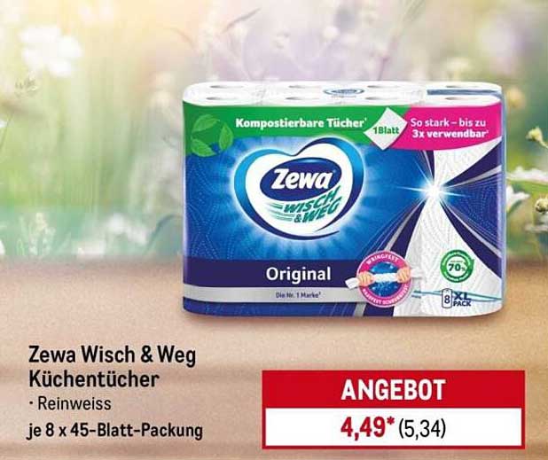 Zewa Wisch & Weg Küchentücher
