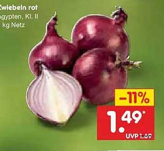 Zwiebeln rot
