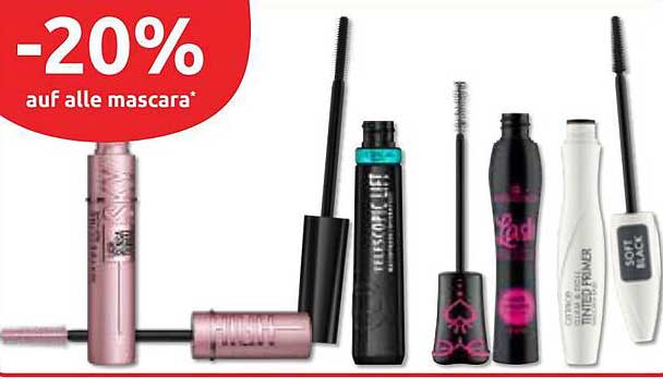 -20% auf alle mascara*