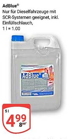 AdBlue® - 5 Liter Kanister für SCR-Systeme