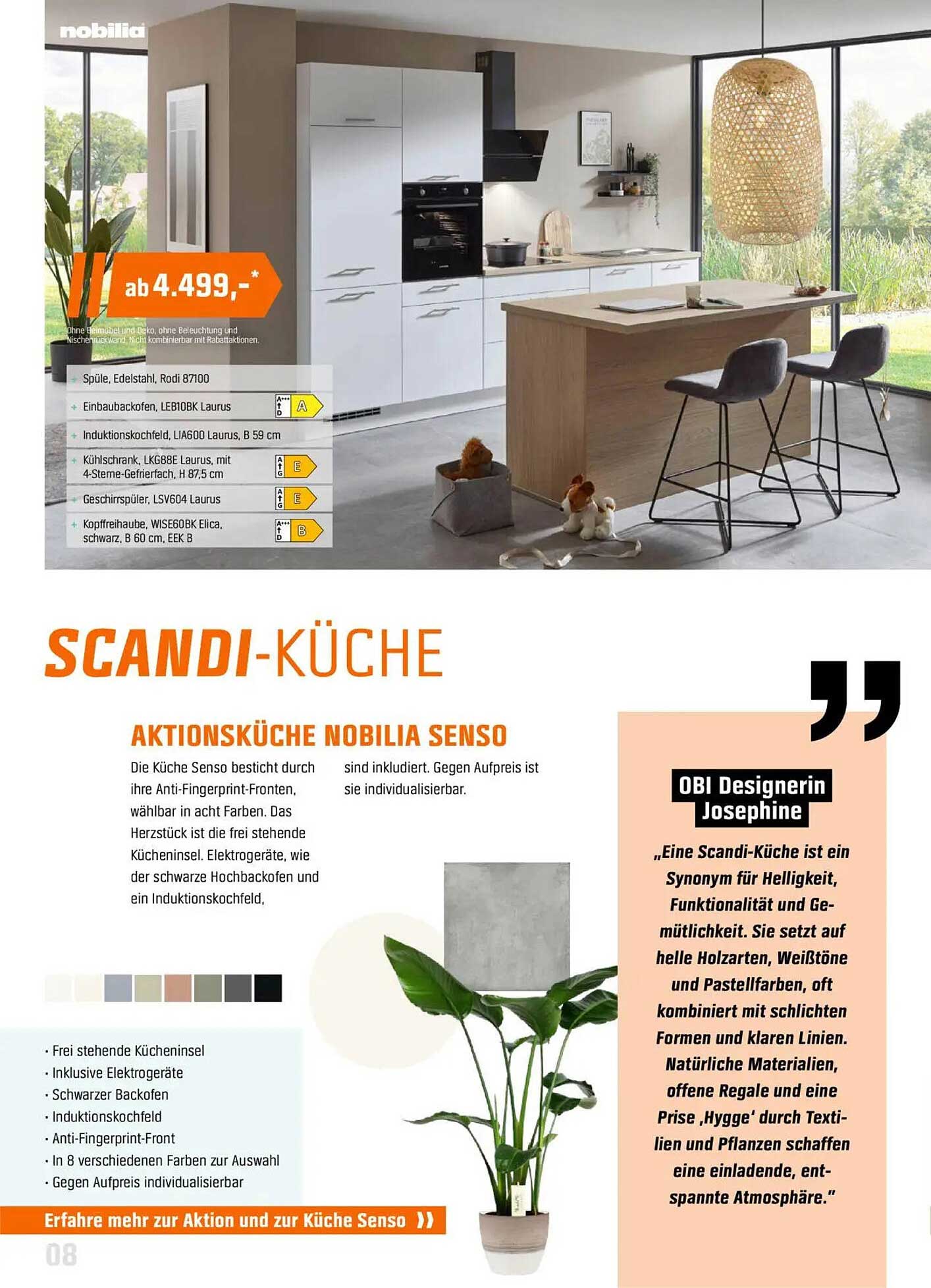 Aktionsküche Nobilia Senso