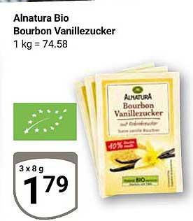 Alnatura Bio Bourbon Vanillezucker 3 x 8 g