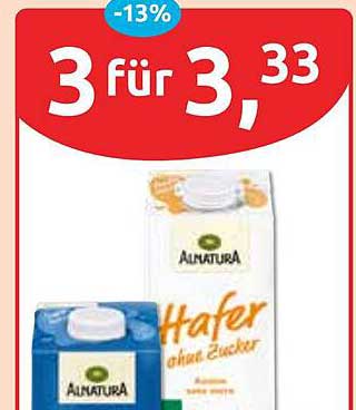 Alnatura Hafer ohne Zucker – 3 für 3,33 €