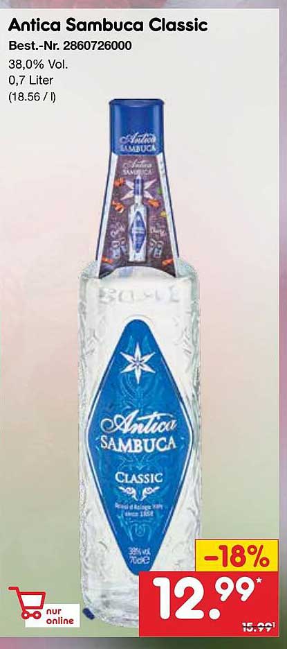 Antica Sambuca Classic 0,7 Liter