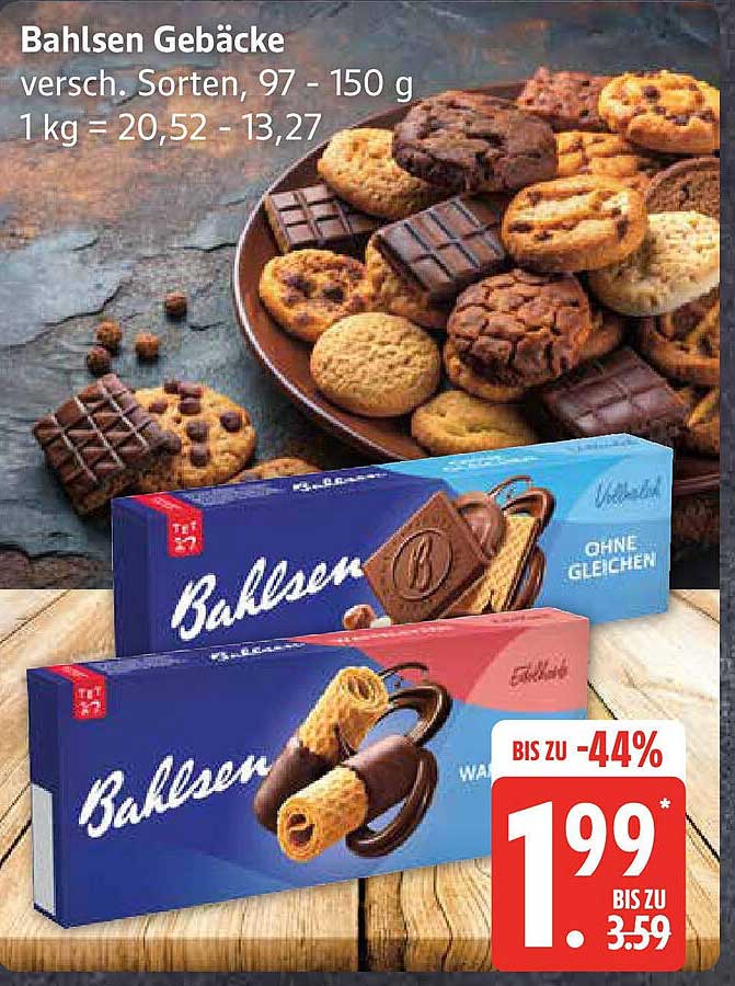 Bahlsen Gebäck - verschiedene Sorten, 97 - 150 g