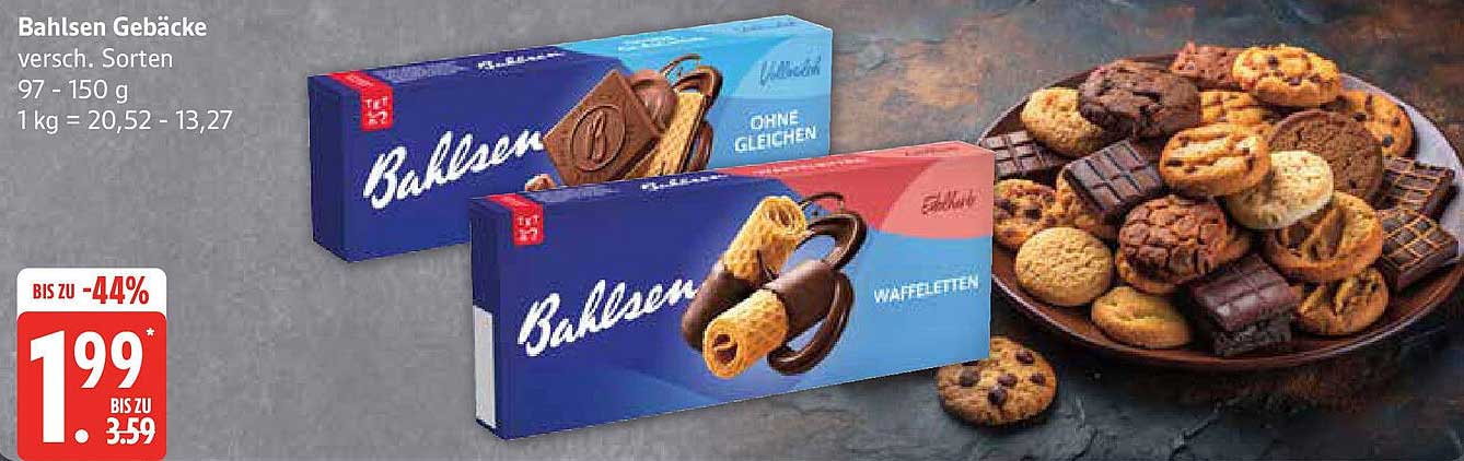 Bahlsen Gebäck - verschiedene Sorten 97 - 150 g