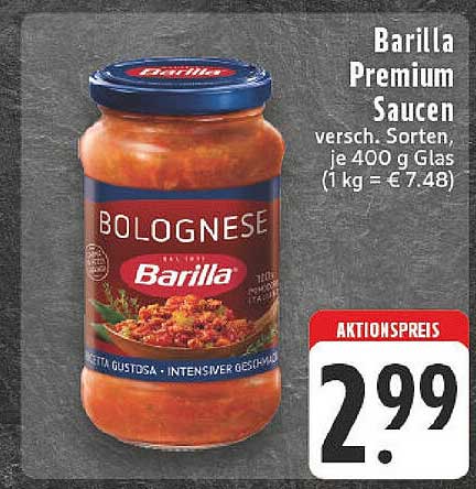 Barilla Premium Saucen - Bolognese
