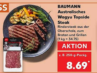 BAUMANN Australisches Wagyu Topside Steak