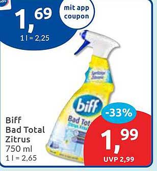 Biff Bad Total Zitrus 750 ml