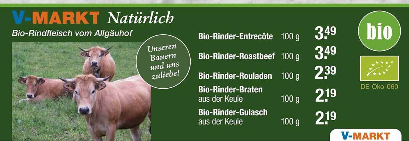 Bio-Rindfleisch vom Allgäuhof