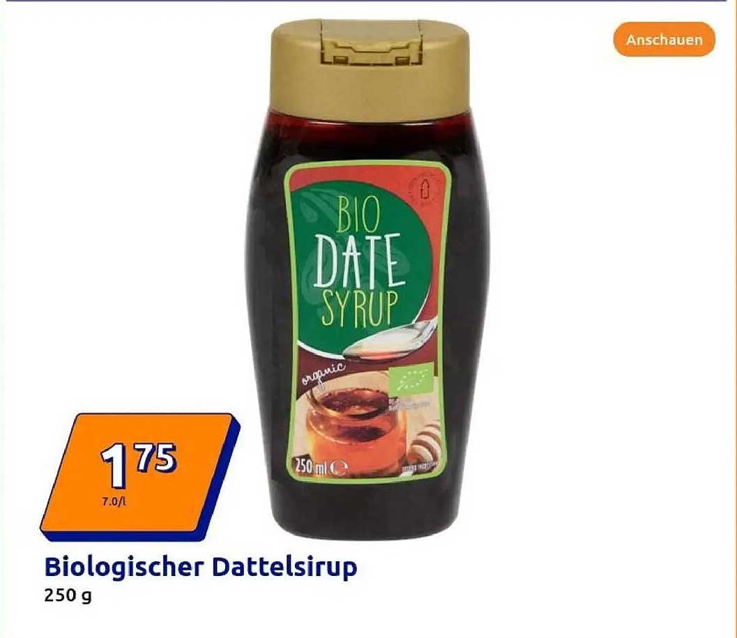 Biologischer Dattelsirup 250 g zum Sonderpreis