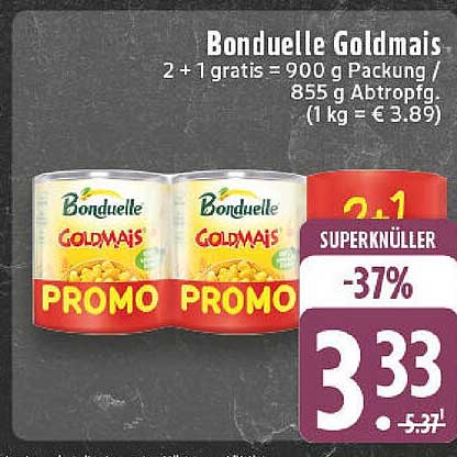 Bonduelle Goldmais 2+1 gratis – Superb Angebot