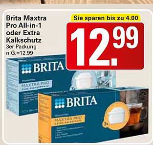 Brita Maxtra Pro All-in-1 oder Extra Kalkschutz 3er Packung