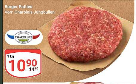 Burger Patties Vom Charolais-Jungbullen