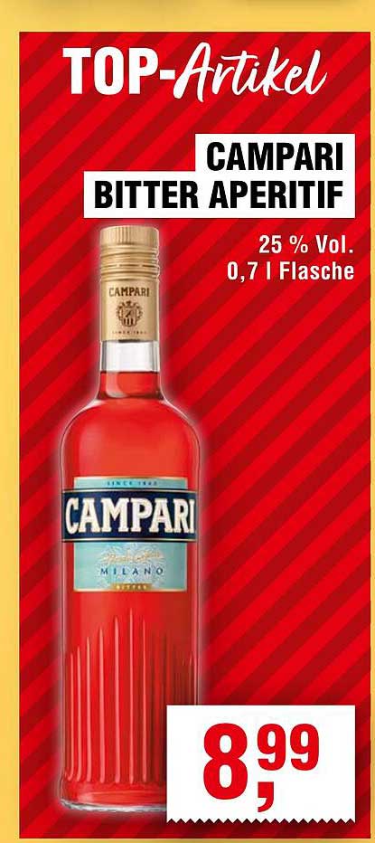 CAMpari Bitter Aperitif 0,7 l