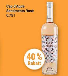 Cap d'Agde Sentiments Rosé 0,75 l