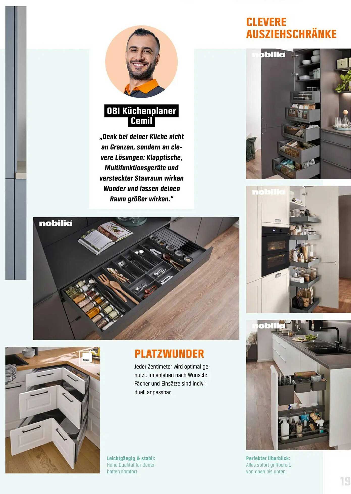 Cleverer Ausziehschrank von nobili