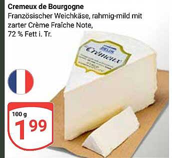 Cremeux de Bourgogne - Französischer Weichkäse