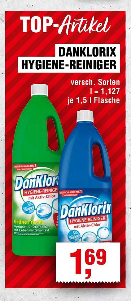 DAN KLORIX HYGIENE-REINIGER – Top-Angebot vom Handelshof