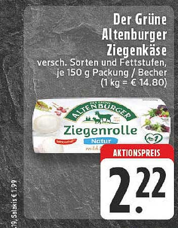 Der Grüne Altenburger Ziegenkäse