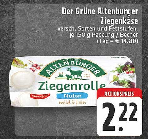 Der Grüne Altenburger Ziegenkäse