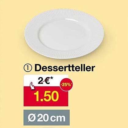 Dessertteller Ø 20 cm