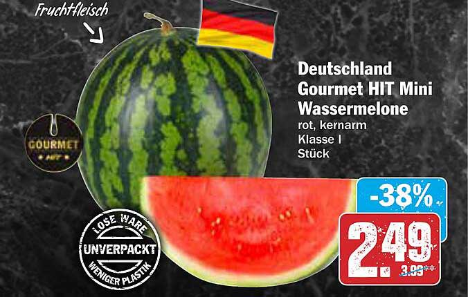 Deutschland Gourmet HIT Mini Wassermelone