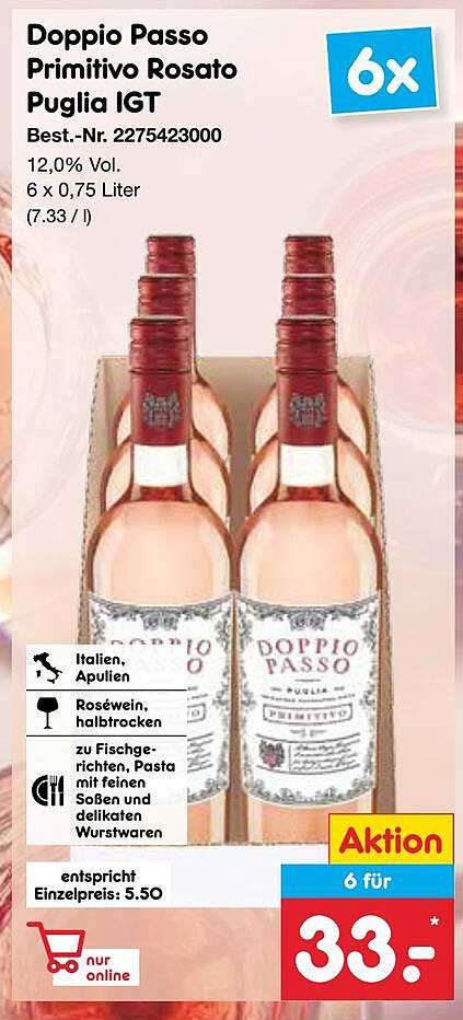 Doppio Passo Primitivo Rosato Puglia IGT
