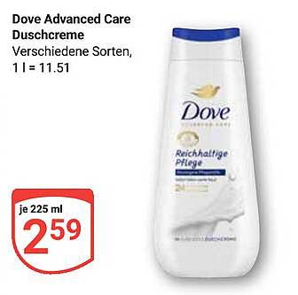 Dove Advanced Care Duschcreme - Verschiedene Sorten