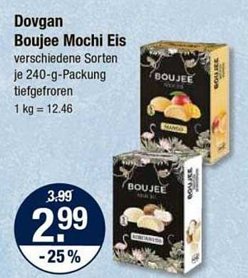 Dovgan Boujee Mochi Eis - verschiedene Sorten je 240-g-Packung