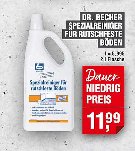 DR. BECHER SPEZIALREINIGER FÜR RUTSCHFESTE BÖDEN