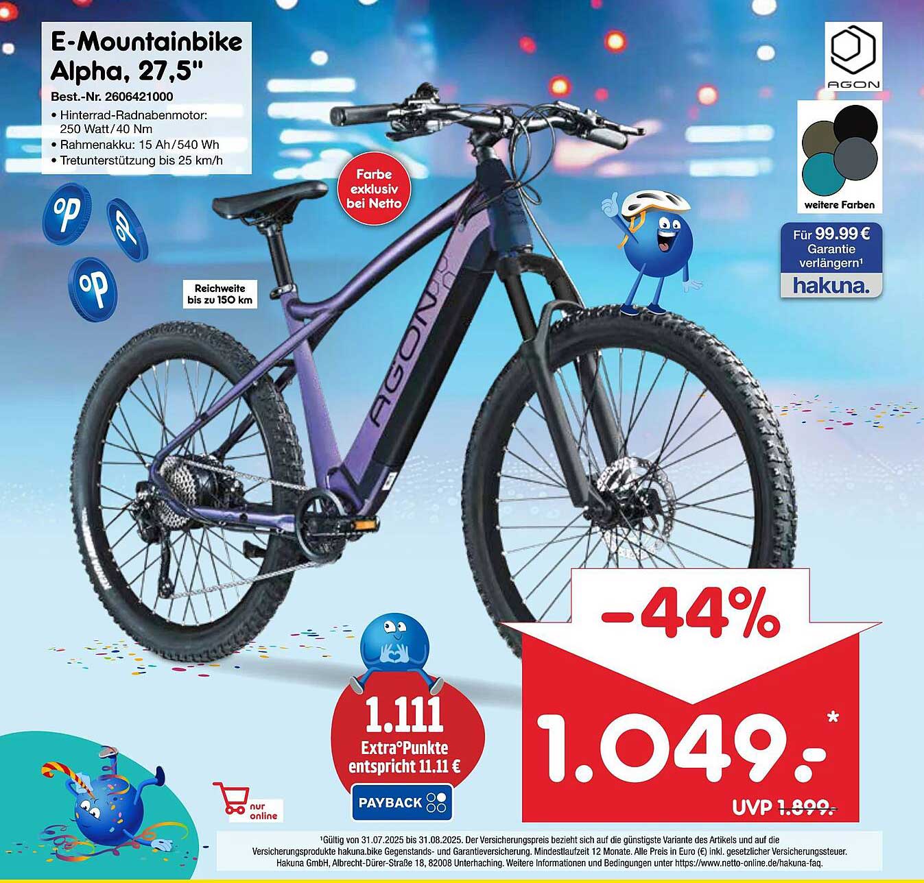 E-Mountainbike Alpha, 27,5"