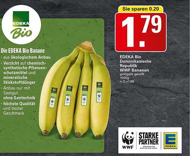 EDEKA Bio Banane – aus ökologischem Anbau