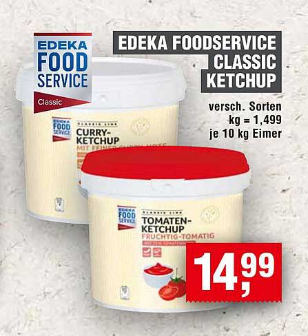 EDEKA FOODSERVICE Classic Ketchup in verschiedenen Sorten