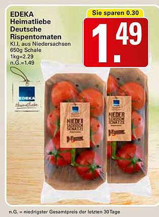 EDEKA Heimatliebe Deutsche Rispentomaten